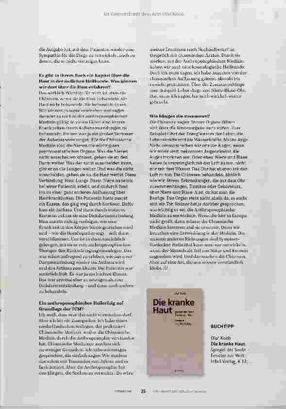 Vorschauseite 4: Warum man die Haut von innen behandeln muss