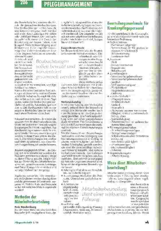 Vorschauseite 2: Mitarbeiterbeurteilung / Teil 1: Der Vergleich mit anderen Mitarbeitern ist für alle von Nutzen