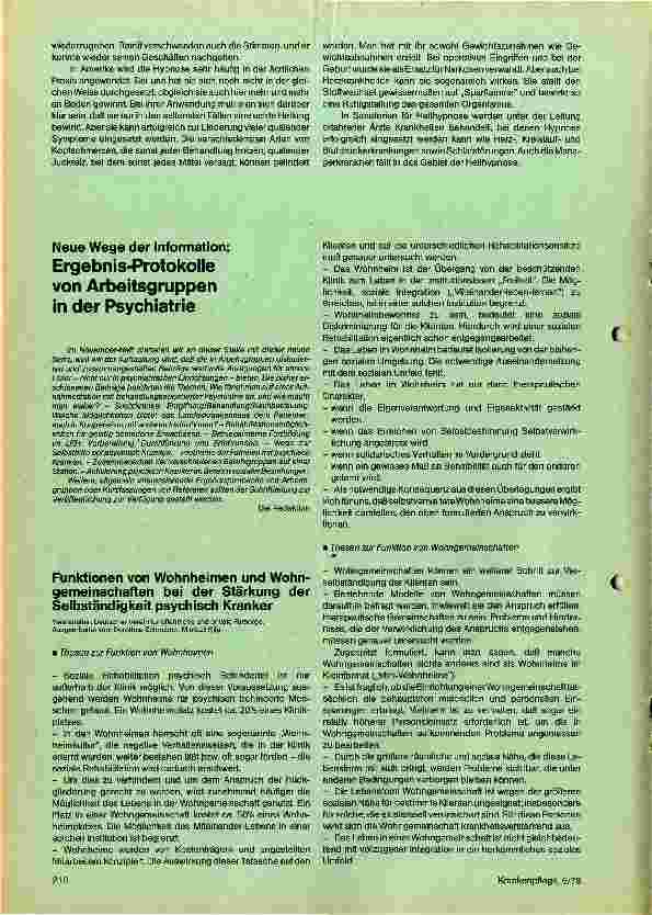 Vorschauseite 2: Hypnose als Heilmittel?