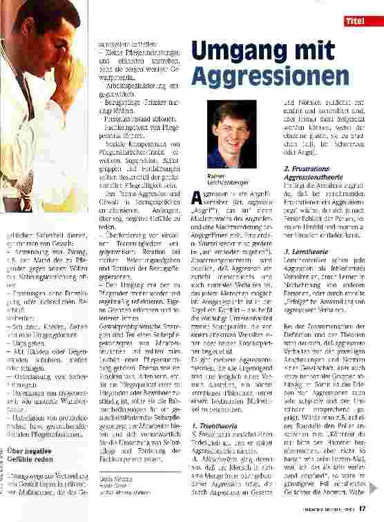 Vorschauseite 1: Umgang mit Aggressionen