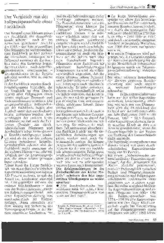 Vorschauseite 3: Fallkosten: Ein wirksames Instrument zur Kostendämpfung