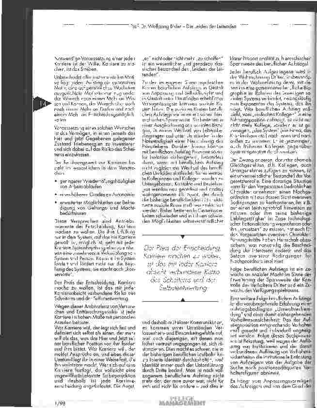 Vorschauseite 4: Die Leiden der Leitenden