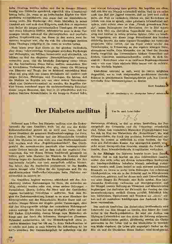 Vorschauseite 1: Der Diabetes mellitus