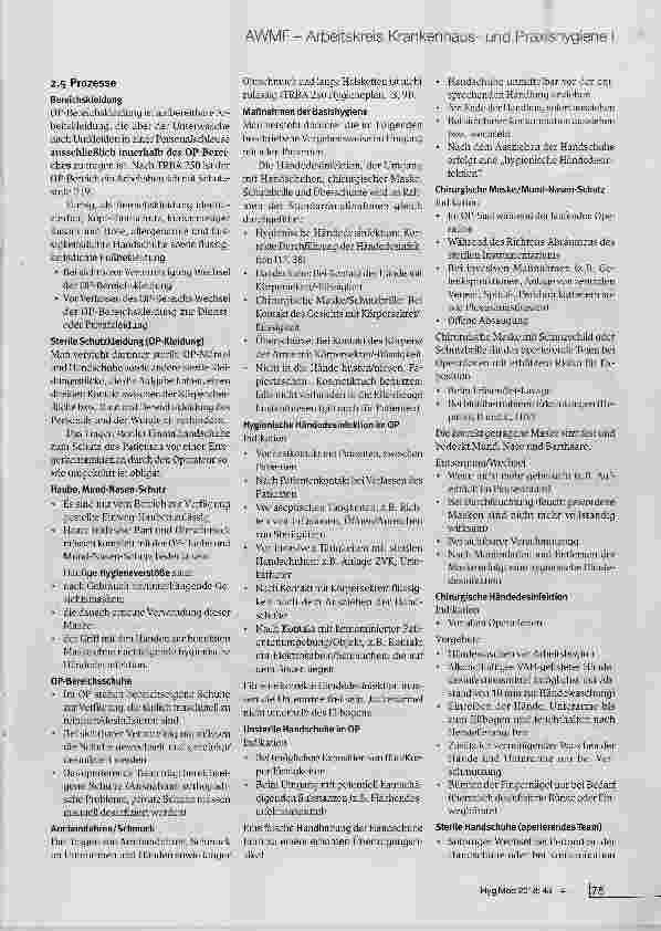 Vorschauseite 4: Hygieneanforderungen beim ambulanten Operieren