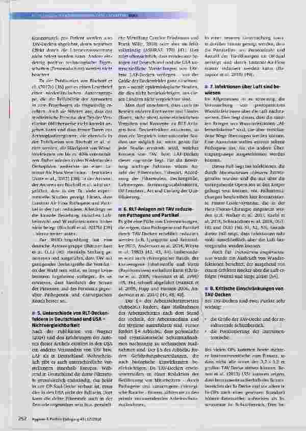 Vorschauseite 5: Luftqualität im OP-Saal: Wundinfektionen, RLT-Anlagen und Disziplin
