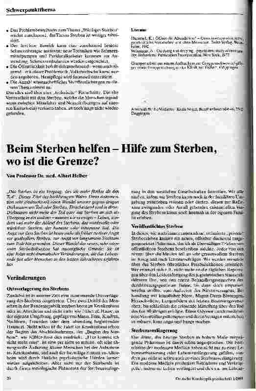 Vorschauseite 4: Die Pflege Sterbender