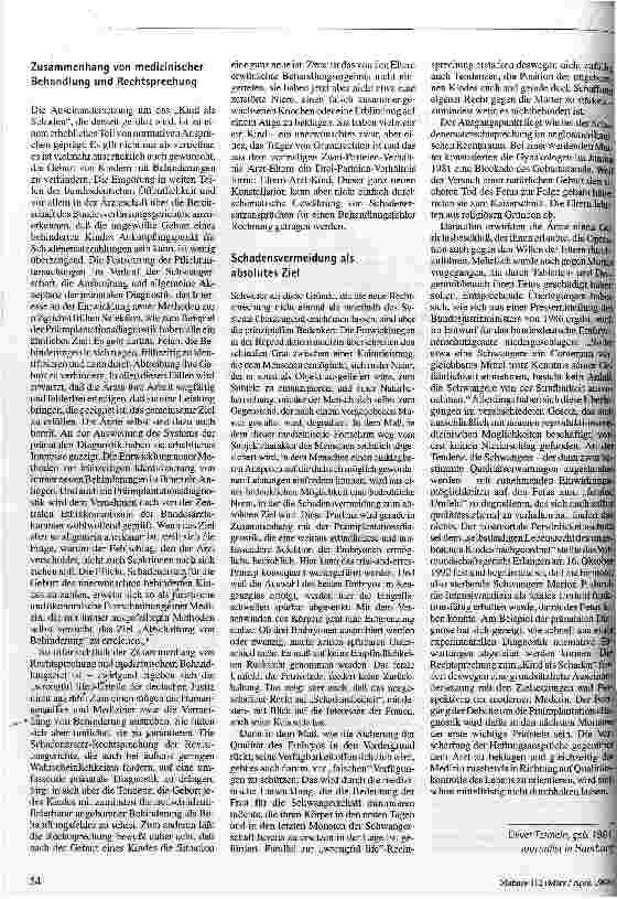 Vorschauseite 2: Der Mensch ist dem Menschen ein Gegenstand Das Kind als Schaden?