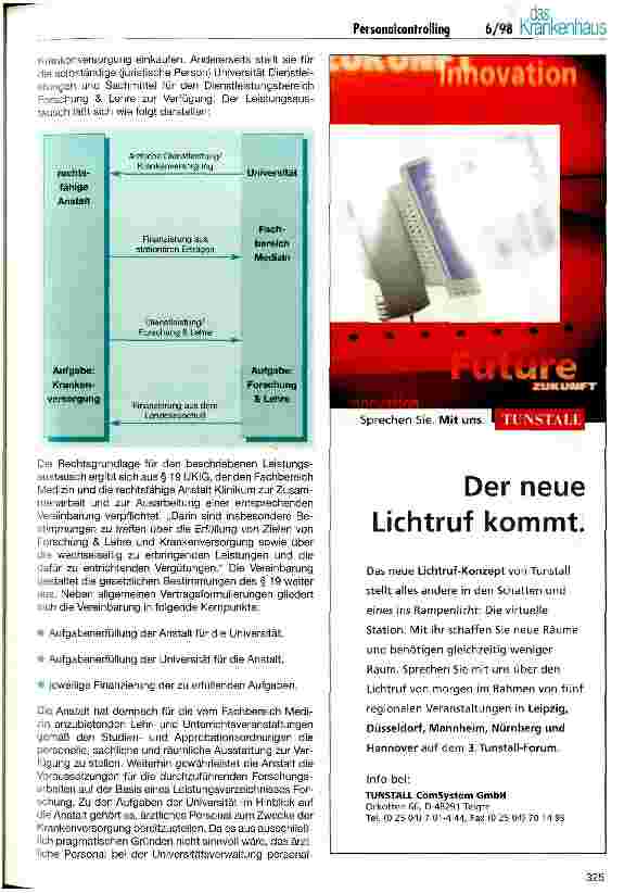 Vorschauseite 2: F & L Personalcontrolling durch Outsourcing ärztlicher Leistungen