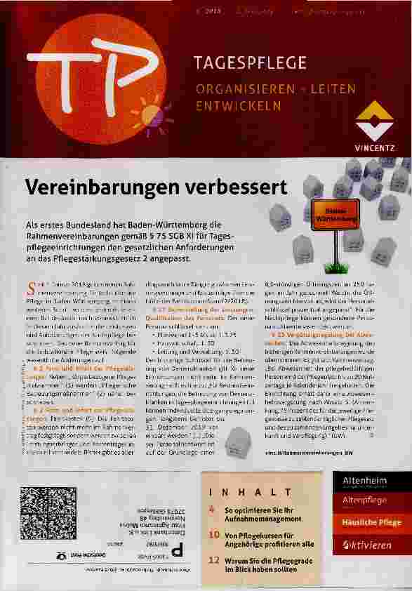 Vorschauseite 1: Vereinbarungen verbessert
