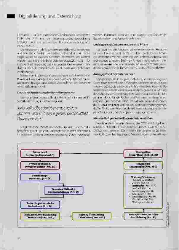 Vorschauseite 2: Digitalisierung und Datenschutz: Chancen durch Gesetzesreform