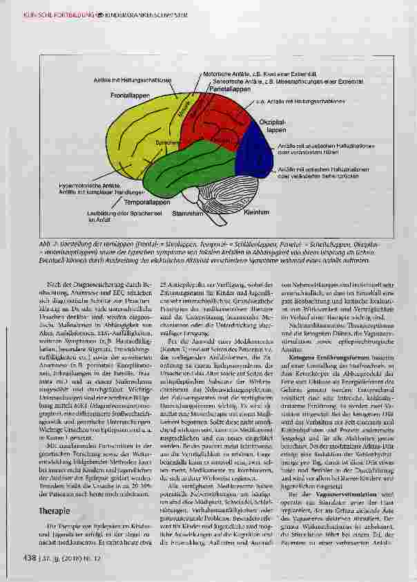 Vorschauseite 5: Epilepsien im Kindesund Jugendalter