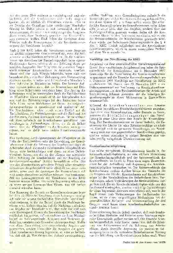 Vorschauseite 3: Vor der Novelierung des KHG