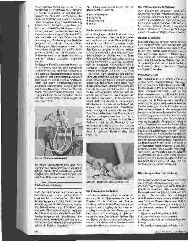 Vorschauseite 3: Pflegerische Aspekte in der Kindranästhesie