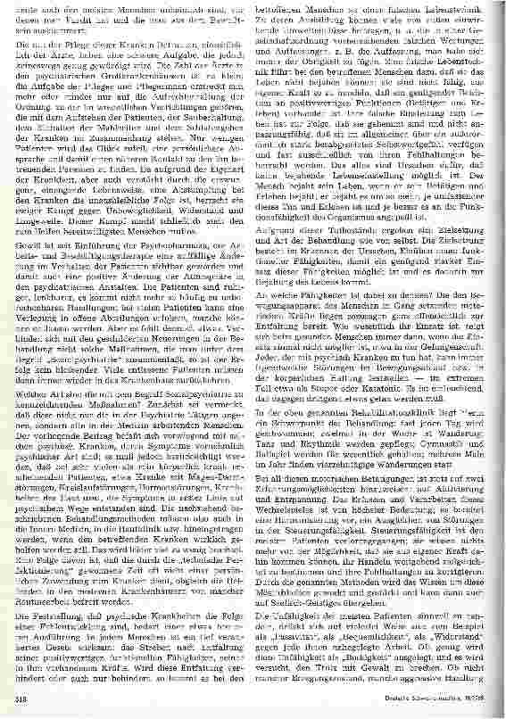 Vorschauseite 2: Neue Aufgaben in der Pflege psychisch Kranker im Rahmen der modernen Psychiatrie