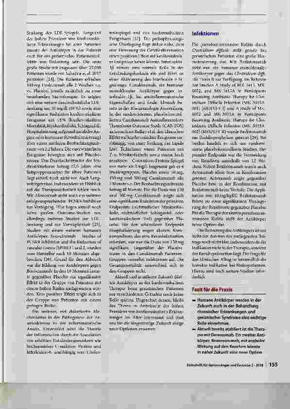 Vorschauseite 4: Antikörper als Therapieoption bei geriatrischen Patienten