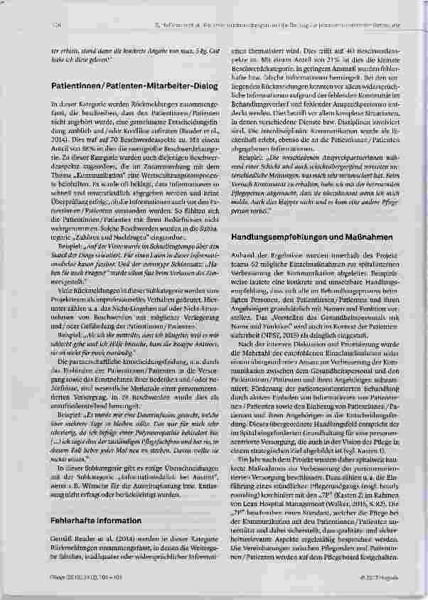 Vorschauseite 6: Patientenrückmeldung als Möglichkeit, die Versorgungsqualität von Spitalpatienten zu verbessern