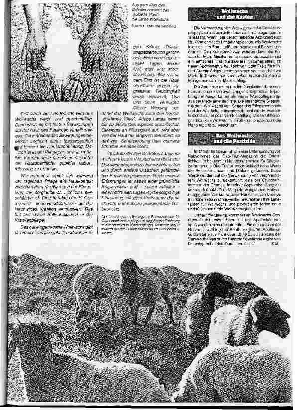 Vorschauseite 2: Das Goldene Vlies und seine schützende Wirkung (Dekubitus)