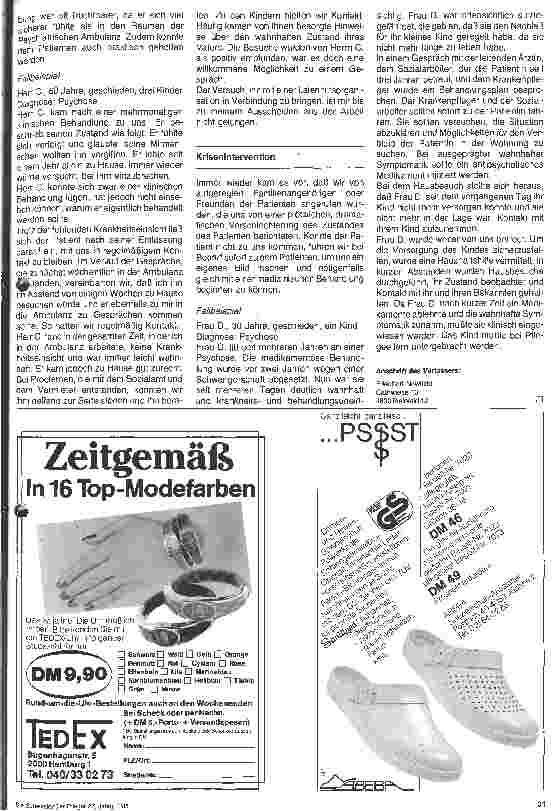 Vorschauseite 3: Ambulante pyschiatrische Krankenpflege // 3. Teil: Institutsambulanz der von Bodelschwinghschen Anstalten Bielefeld