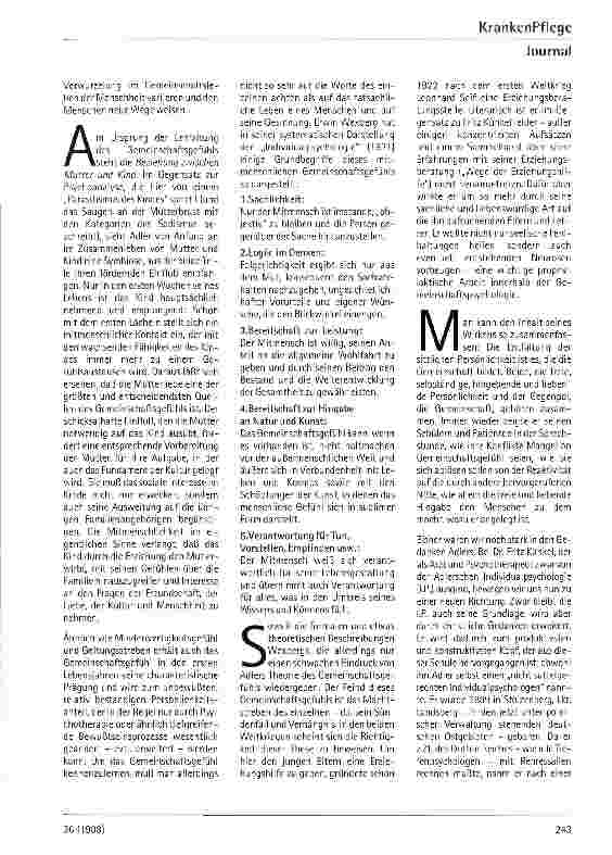 Vorschauseite 2: Gemeinschaftspsychologie Adler-Seif-Künkel (1889-1956) Psychologen, die Schule machten (IV)