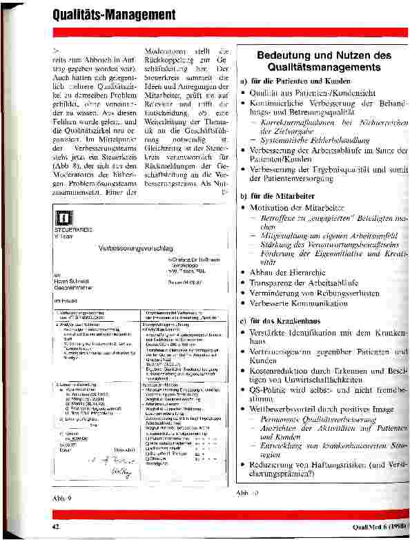 Vorschauseite 6: Symposium: Umfassendes Qualitätsmanagement im Krankenhaus Wir sind zertifiziert! Praktiker berichten: Und der Nutzen?