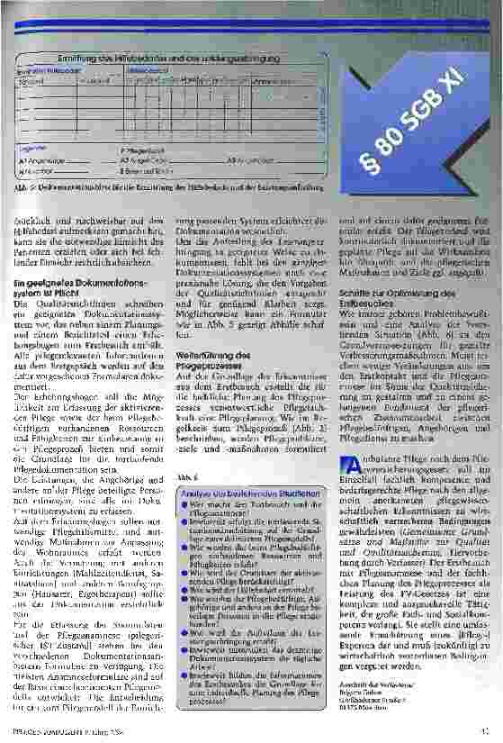 Vorschauseite 4: Qualität - von Anfang an! Der Erstbesuch und die Pflegeanamnese unter dem Blickwinkel des  80 SGB XI