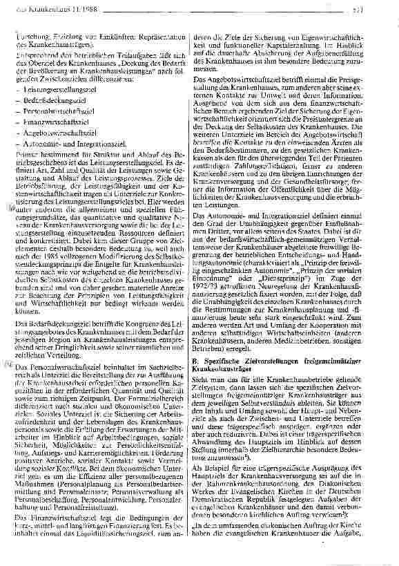 Vorschauseite 2: Besonderheiten des freigemeinnützigen Krankenhauses zwischen Theorie und Praxis
