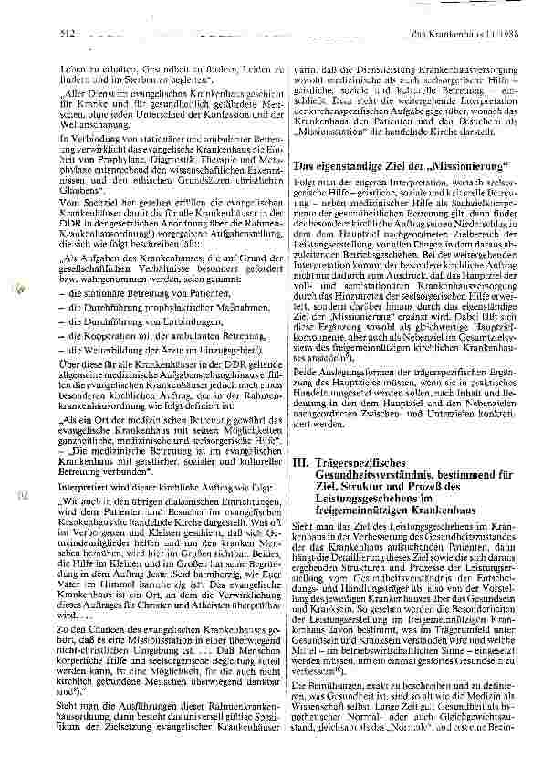 Vorschauseite 3: Besonderheiten des freigemeinnützigen Krankenhauses zwischen Theorie und Praxis