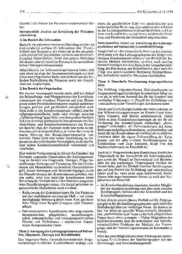 Vorschauseite 5: Besonderheiten des freigemeinnützigen Krankenhauses zwischen Theorie und Praxis