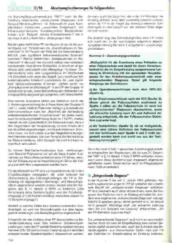Vorschauseite 3: Abrechnung von Fallpauschalen und Sonderentgelten