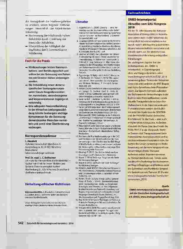 Vorschauseite 6: Klinikseelsorge mit Menschen mit Demenz