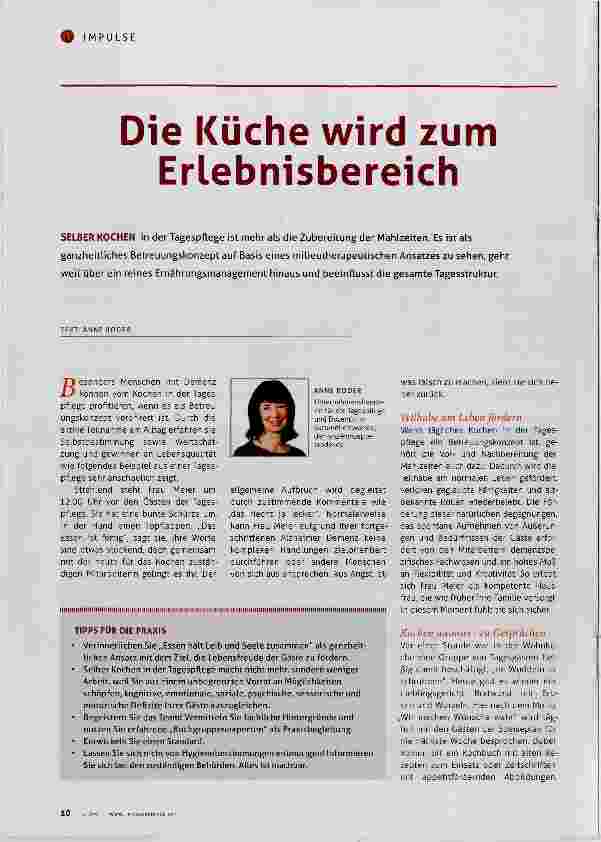 Vorschauseite 1: Die Küche wird zum Erlebnisbereich