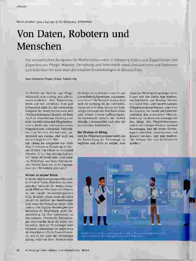 Vorschauseite 1: Von Daten, Robotern und Menschen