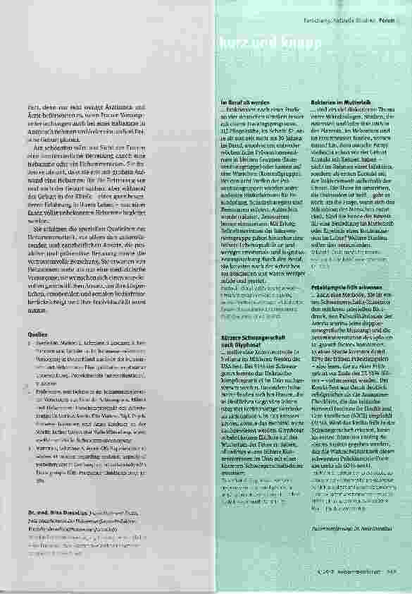 Vorschauseite 3: Forschungsforum Hebammenversorgung: Ich wünsche mir... (Teil 2) Was Frauen sich von Hebammen wünschen