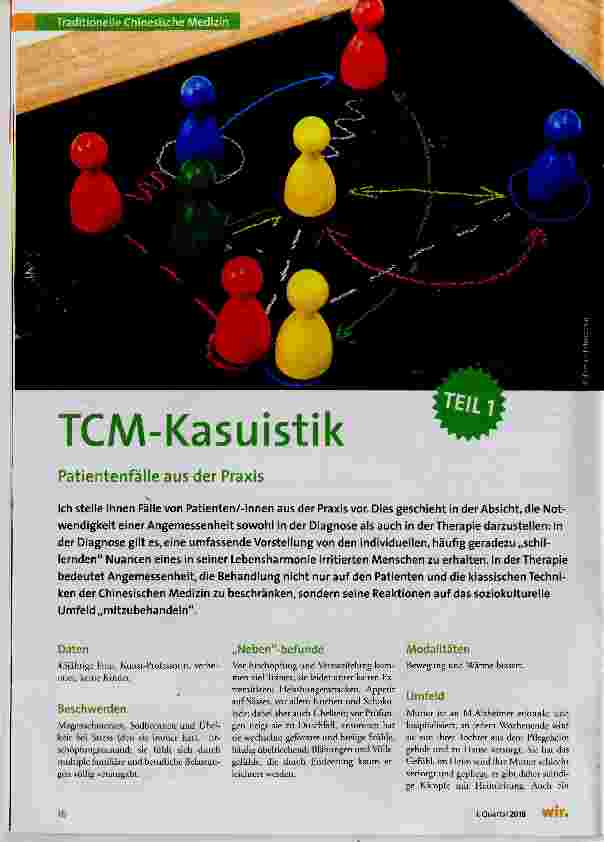 Vorschauseite 1: TCM-Kasuistik
