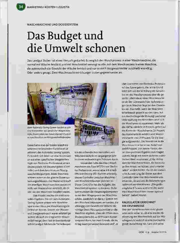 Vorschauseite 1: Das Budget und die Umwelt schonen