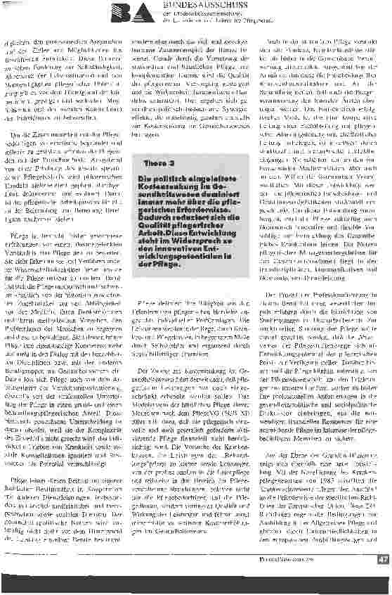 Vorschauseite 3: Pflegerischer Fortschritt und Wandel