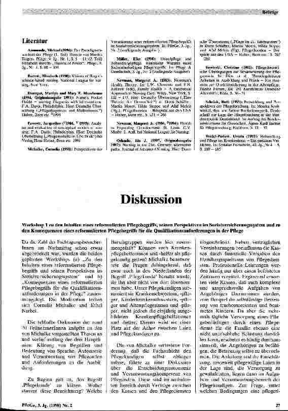 Vorschauseite 4: Zum Verständnis von Medizin und Pflegekunde