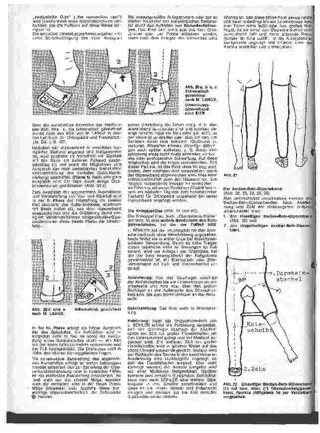 Vorschauseite 3: Die besonderen Aufgaben der Schwester in der Orthopädie 5. Folge: Spezielle Form, Ausführung u. Indikation d. Gipsverbände