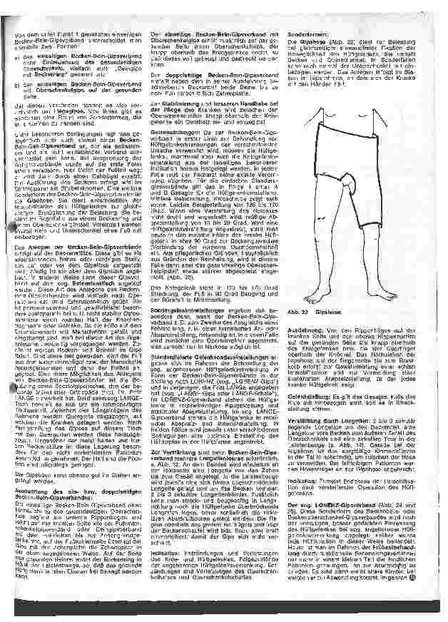 Vorschauseite 4: Die besonderen Aufgaben der Schwester in der Orthopädie 5. Folge: Spezielle Form, Ausführung u. Indikation d. Gipsverbände