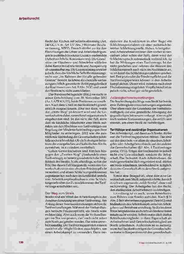 Vorschauseite 2: Der Streik in Gesundheitseinrichtungen