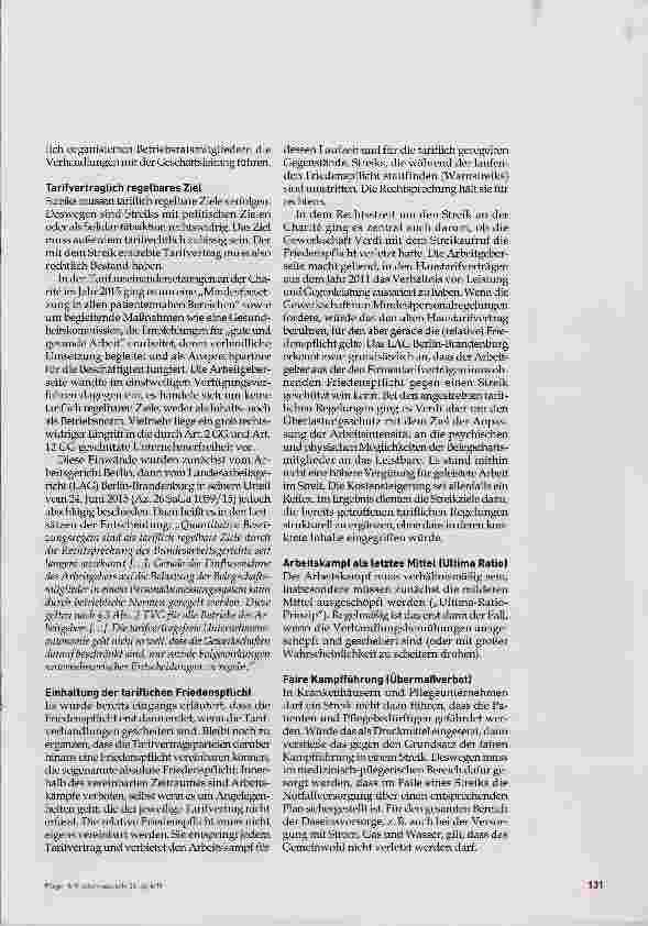 Vorschauseite 3: Der Streik in Gesundheitseinrichtungen