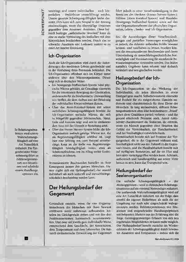 Vorschauseite 3: Stress - Chaos im Wesensgliedergefüge