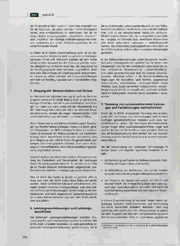 Vorschauseite 3: Rahmenvereinbarungen nach dem BTHG