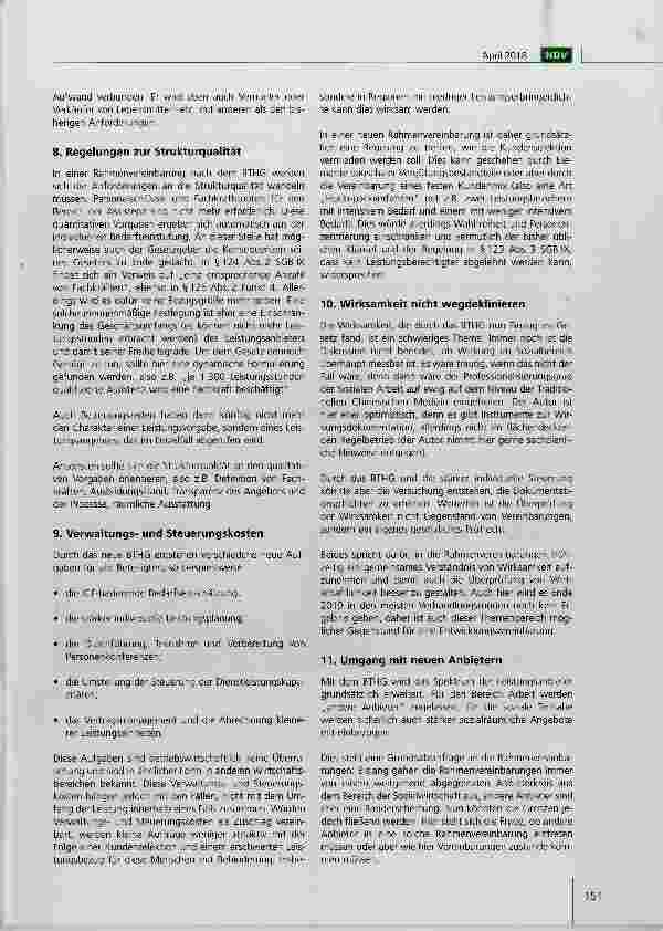 Vorschauseite 4: Rahmenvereinbarungen nach dem BTHG