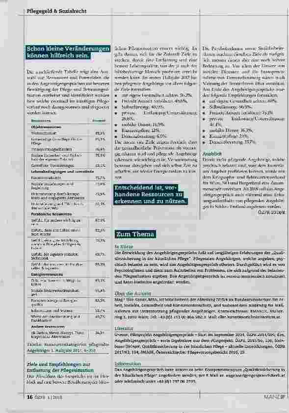Vorschauseite 3: Das Angehörigengespräch