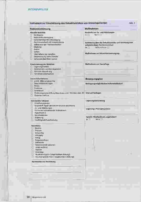 Vorschauseite 3: Das Dekubitusrisiko fachgerecht einschätzen