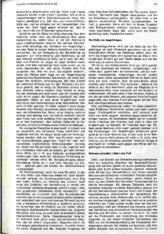 Vorschauseite 2: Grenzen der Behandlungspflicht in der Intensivpflege