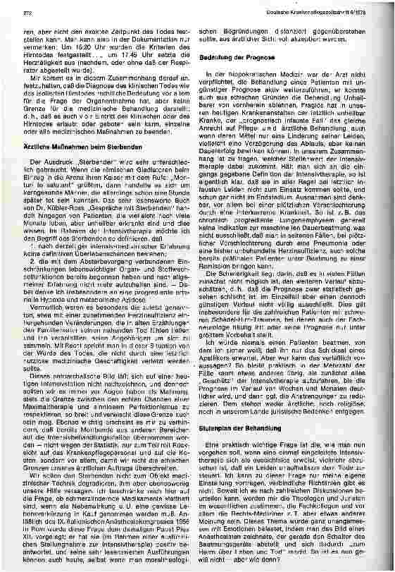 Vorschauseite 3: Grenzen der Behandlungspflicht in der Intensivpflege