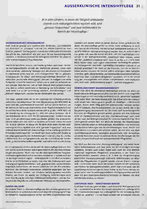 Vorschauseite 2: Intensivpflege: Rechtsupdate 2018