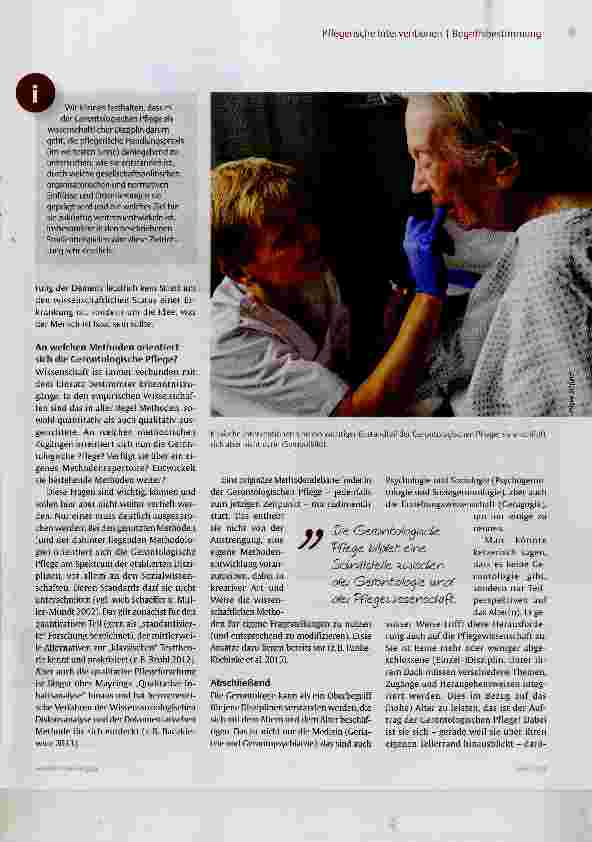 Vorschauseite 4: Was ist Gerontologische Pflege?